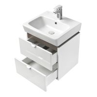 Товар: Тумба под раковину Aquaton Скай 60 1A238201SY010 подвесная Белый - фото 3 Тумба под раковину Aquaton Скай 60 1A238201SY010 подвесная Белый — фото 3, Тумбы под раковину