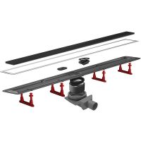 Товар: Душевой лоток Pestan Confluo Premium Line 950 Black Glass 13000351 с двухсторонней решеткой Хром матовый Черный глянецевый - фото 3 Душевой лоток Pestan Confluo Premium Line 950 Black Glass 13000351 с двухсторонней решеткой Хром матовый Черный глянецевый — фото 3, Душевые лотки