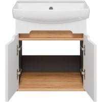 Товар: Тумба с раковиной Misty Сканди 50 УТ000023182 подвесная Белый Дуб крафт золотой Антрацит - фото 4 Тумба с раковиной Misty Сканди 50 УТ000023182 подвесная Белый Дуб крафт золотой Антрацит — фото 4, Мебель для ванной