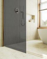 Товар: Душевая перегородка Maybah Glass MGD-705-3ш 690x1950 в широком профиле Золото стекло графитовое - фото 6 Душевая перегородка Maybah Glass MGD-705-3ш 690x1950 в широком профиле Золото стекло графитовое — фото 6, Душевые перегородки