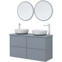 Тумба под раковину Aquanet Арт 60 313274 подвесная Мисти грин — фото 20, Тумбы под раковину