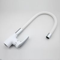 Смеситель для кухни Frap F4453-03 Белый — фото 2, Смесители для кухни