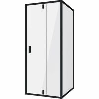 Душевой уголок Niagara Nova 80х80 NG-83-8AB-A80B профиль Черный стекло прозрачное — фото 1, Квадратные душевые уголки