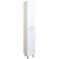 Шкаф пенал Onika Коралл 30.10 403037 Белый — фото 1, Пеналы для ванной комнаты