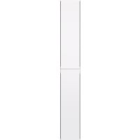 Шкаф пенал Dreja Slim 30 99.0406 подвесной Белый глянец — фото 1, Мебель для ванной