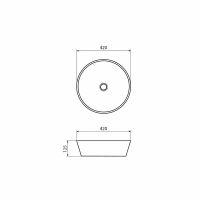 Раковина-чаша Allen Brau Liberty 42 4.32002.20 Белая — фото 4, Раковины