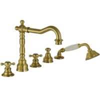 Смеситель на борт ванны Migliore Arcadia 18379 Бронза — фото 1, Смесители на борт ванны