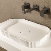 Раковина-чаша Abber Stein 50 AS2602 Белая — фото 2, Раковины накладные