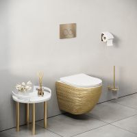 Клавиша смыва Grossman Galaxy 700.K31.01.310.310 Золото матовое — фото 5, Комплектующие для душевого оборудования