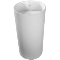 Раковина Montebianco Pisa Rubinetto 45 11234 Белая — фото 1, Раковины напольные