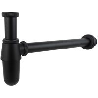 Сифон для раковины Aquatek AQ6011MB Черный матовый — фото 1, Сифоны для раковины