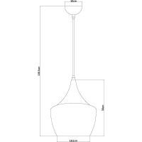 Подвесной светильник Artelamp Cappello A3407SP-1BK Черный — фото 5, Подвесные светильники