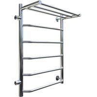 Водяной полотенцесушитель Тругор Браво 1 П ПМ L 80x50 с полкой Хром — фото 1, Водяные полотенцесушители