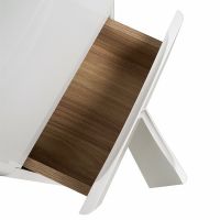 Шкаф пенал Runo Афина 35 R 00-00001173 Белый — фото 3, Мебель для ванной