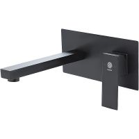 Смеситель для раковины Orange Lutz Черный матовый арт-M04-722b — фото 4, Смесители для раковины