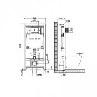 Товар: Комплект унитаза с инсталляцией Point Веста 886914SIOO+PN41701BM Черный матовый с сиденьем Микролифт и клавишей смыва Хром глянцевый - фото 10 Комплект унитаза с инсталляцией Point Веста 886914SIOO+PN41701BM Черный матовый с сиденьем Микролифт и клавишей смыва Хром глянцевый — фото 10, Унитазы
