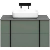 Тумба под раковину Allen Brau Reality 90 1.32006.CGM подвесная Олива матовая — фото 3, Тумбы под раковину