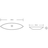 Товар: Раковина-чаша Ceruttispa 70 CR7093A СТ9592 Белая - фото 3 Раковина-чаша Ceruttispa 70 CR7093A СТ9592 Белая — фото 3, Раковины