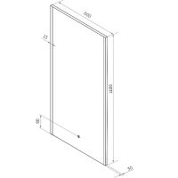 Товар: Зеркало Континент Modern 600х1100 ЗЛП618 с подсветкой с сенсорным выключателем - фото 10 Зеркало Континент Modern 600х1100 ЗЛП618 с подсветкой с сенсорным выключателем — фото 10, Зеркала в ванную комнату