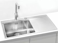 Кухонная мойка Alveus Pure 50L KMB-90 860x525 1103652 Брашированная сталь — фото 2, Кухонные мойки