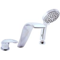 Смеситель на борт ванны Rav Slezak Dunaj D461.5Y Хром — фото 1, Смесители на борт ванны