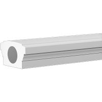 Поручень Европласт 4.72.101 3000x110x189 мм — фото 1, Фасадный декор