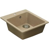 Кухонная мойка Aquaton Парма 47 1A713032PM220 Песочная — фото 2, Кухонные мойки