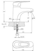 Товар: Смеситель для раковины Viko V-6601 Хром - фото 13 Смеситель для раковины Viko V-6601 Хром — фото 13, Смесители