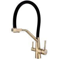 Смеситель для кухни Viko V-5831 Бронза Черный — фото 1, Смесители для кухни