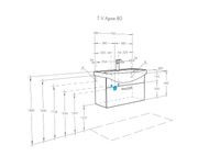 Товар: Тумба под раковину Aquaton Ария 80 1A141701AA010 подвесная Белая - фото 7 Тумба под раковину Aquaton Ария 80 1A141701AA010 подвесная Белая — фото 7, Мебель для ванной
