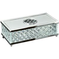 Салфетница Boheme Murano Cristal 10231 Хром — фото 1, Аксессуары для ванной