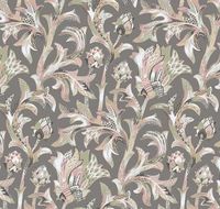 Обои LOYMINA Origins Винил на флизелине (1*10,05) Серый/Розовый/Зеленый, Вензель арт-ALS1 011 — фото 2, Обои для стен