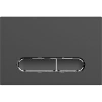 Клавиша смыва Boheme 667-B Черная матовая — фото 1, Комплектующие для душевого оборудования