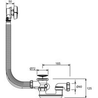 Товар: Слив-перелив Jacob Delafon E70174-CP полуавтомат Хром - фото 5 Слив-перелив Jacob Delafon E70174-CP полуавтомат Хром — фото 5, Сливы-переливы