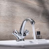 Смеситель для раковины Ростовская Мануфактура Сантехники SL116-161 Хром — фото 3, Смесители