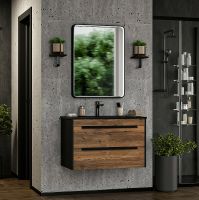 Товар: Тумба с раковиной Brevita Monsour 80 УТ000015278 подвесная Дуб Галифакс олово Черный кварц - фото 7 Тумба с раковиной Brevita Monsour 80 УТ000015278 подвесная Дуб Галифакс олово Черный кварц — фото 7, Мебель для ванной