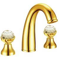 Смеситель для раковины Boheme Imperiale Presente 337 Золото — фото 1, Смесители