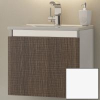 Тумба с раковиной SanVit Кубэ мини 50 kkubemini в цвете Ral подвесная Белый глянец — фото 1, Мебель для ванной