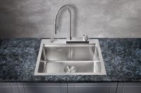 Кухонная мойка Milacio Denia 57 MC.77400 Нержавеющая сталь — фото 2, Кухонные мойки