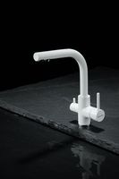 Смеситель для кухни Paulmark Essen Es213011-431TW Белый матовый — фото 2, Смесители для кухни