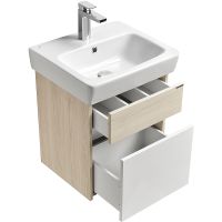 Тумба под раковину Aquaton Верди PRO 50 1A195901VDAV0 подвесная Белый Ясень фабрик — фото 2, Тумбы под раковину