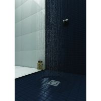 Душевой трап Berges Platz Norma 100x100 090158 с решеткой Хром матовый — фото 3, Трапы для душа