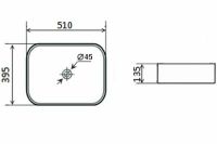 Раковина-чаша Timo Soli TK-305MB Черная матовая — фото 2, Раковины накладные