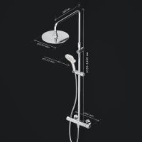 Душевая система AM.PM Like F0780464 Хром — фото 18, Душевые стойки