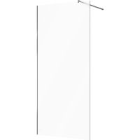 Душевая перегородка STWORKI Берген 100 MV-BE-100-CR-M профиль Хром глянцевый стекло матовое — фото 1, Душевые перегородки