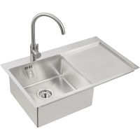 Товар: Кухонная мойка Alveus Quarto 30 BRS-90 780x480 1124384 Брашированная сталь - фото 2 Кухонная мойка Alveus Quarto 30 BRS-90 780x480 1124384 Брашированная сталь — фото 2, Кухонные мойки