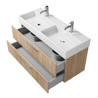 Товар: Тумба под раковину Creto Tivoli 120 Due 8-1393S подвесная Soft - фото 3 Тумба под раковину Creto Tivoli 120 Due 8-1393S подвесная Soft — фото 3, Мебель для ванной