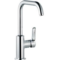 Смеситель для раковины Kludi Pure Solid 340240575 Хром — фото 1, Смесители