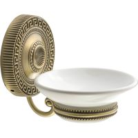 Мыльница Migliore Montecarlo 31514 Белый Бронза — фото 1, Мыльницы