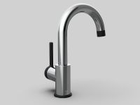 Смеситель для раковины GPD Gildo MTL165-K-S Хром Черный — фото 5, Смесители